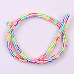 Polymer Clay Beads Manufacturer - 6x6mm Cylindrical Beaded Strand Loose Beads for Jewelry Making