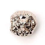 Cz Beads Manufacturer - Jewelry Parts Making Lion Head Earring Charms Necklaces Micro Pave Cz Spacer Beads for Jewelry Accessories
