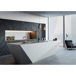 Kitchen Cabinet Manufacturer - Luxury Modern Smart Modular Design Wooden Furniture Veneer Door Panel with Island