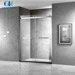 Shower Enclosure Manufacturer - Toilet Two Sliding Door Custom Frameless Glass Bathroom Shower Room