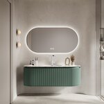Bathroom Vanity Cabinets Manufacturer - Modern Marble Top Storage Sets Luxury Elegant Waterproof Washroom Furniture Basin