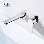 Basin Faucet Manufacturer - Hot Sale Brass Wall Mounted Single Handle Mixer Tap with Hot and Cold Water