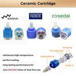 Bathroom Sink Faucets Manufacturer - Modern New Brass Cold Hot Wash Basin Tap Rose Gold with Stainless Steel Valve Core