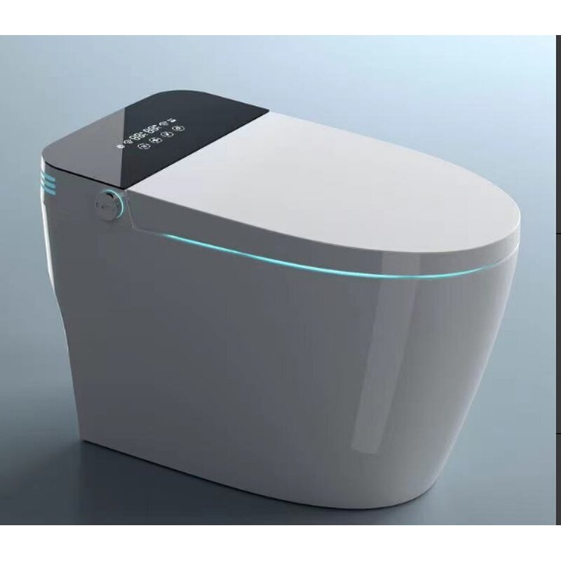 Smart Toilet Manufacturer - Modern Sanitary Ware Foot Sensor Flush Automatic One Piece Ceramic Intelligent Bowl Bathroom