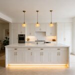 Kitchen Cabinets Manufacturer - 2025 High-End Solid Wood Island Luxury Modular Customization Shaker Style Modern White Acrylic