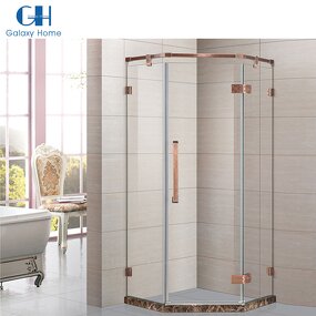 Shower Cubicles Manufacturer - Family Use Sliding Toughened Glass Bathroom Luxury 8mm Dry Wet Separation Room