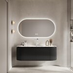 Bathroom Vanity Cabinets Manufacturer - Modern Marble Top Storage Sets Luxury Elegant Waterproof Washroom Furniture Basin