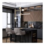 Kitchen Cabinet Manufacturer - Hot Selling Gloss Stainless Steel Innovative Design Kitchen Furniture