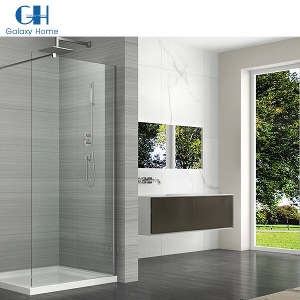Shower Cubicle Manufacturer - Professional Factory Indoor with Frame Tempered Glass Sliding Rectangle Straight Bathroom Door for Hotel