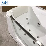 Acrylic Spa Bathtub Manufacturer - Hot Selling Indoor Free Standing Jet Whirlpool Corner Hot Tub Soaking Ozone Air Hydro Massage