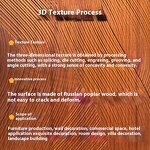 Decorative Panel Manufacturer - Modern Geometric Stereo Relief Surface PVC Carving Wavy Cross-Border Design for Wall & Door