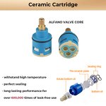 Basin Faucet Manufacturer - High Quality 304 Stainless Steel Single Handle Deck Mounted Mixer Tap with Hot and Cold Water