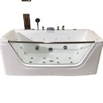 Acrylic Spa Bathtub Manufacturer - Hot Selling Indoor Free Standing Jet Whirlpool Corner Hot Tub Soaking Ozone Air Hydro Massage