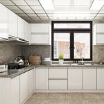 Kitchen Island Table Manufacturer - Cabinet Factory Supply Modern High Glossy Lacquer for Home Italian White 1 Set