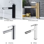 Basin Faucet Manufacturer - High Quality Modern Design Bathroom Countertop Vessel Gun Grey Click-On Cartridge Brass Water Saving Mixer