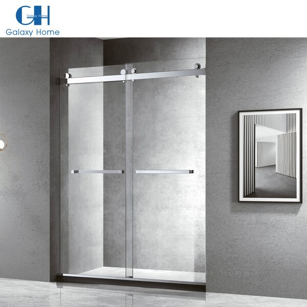 Shower Cubicle Manufacturer - 10mm Thickness Rectangle Enclosure Frameless Two Sliding Doors Bath Complete Shower Room