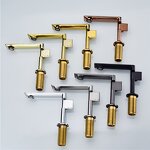 Bathroom Sink Faucets Manufacturer - Modern New Brass Cold Hot Wash Basin Tap Rose Gold with Stainless Steel Valve Core