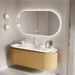 Bathroom Vanity Manufacturer - Factory New Modern Luxury Washbasin Sink Cabinet 36 Inch All Parts With Mirror Sink