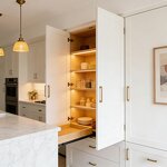 Kitchen Cabinets Manufacturer - 2025 High-End Solid Wood Island Luxury Modular Customization Shaker Style Modern White Acrylic