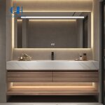 Bathroom Vanity Cabinets Manufacturer - Wholesale with Single/Double Sinks & Mirror for Hotel Bathroom Furniture