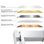 Basin Faucet Manufacturer - High Quality 304 Stainless Steel Single Handle Deck Mounted Mixer Tap with Hot and Cold Water