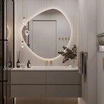 Bathroom Vanity Manufacturer - Euro Luxury Wall Mounted Single Sink Floating Modern 36 Inch Smart Mirror Storage Cabinet Sets