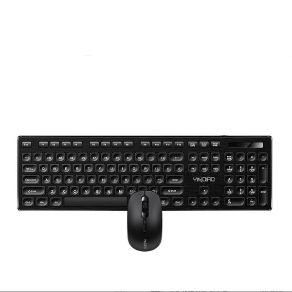 Wireless Mouse Set Manufacturer - 2.4G RGB Waterproof Ultrathin Slim Design Chocolate Silhouette Office Ready Stock