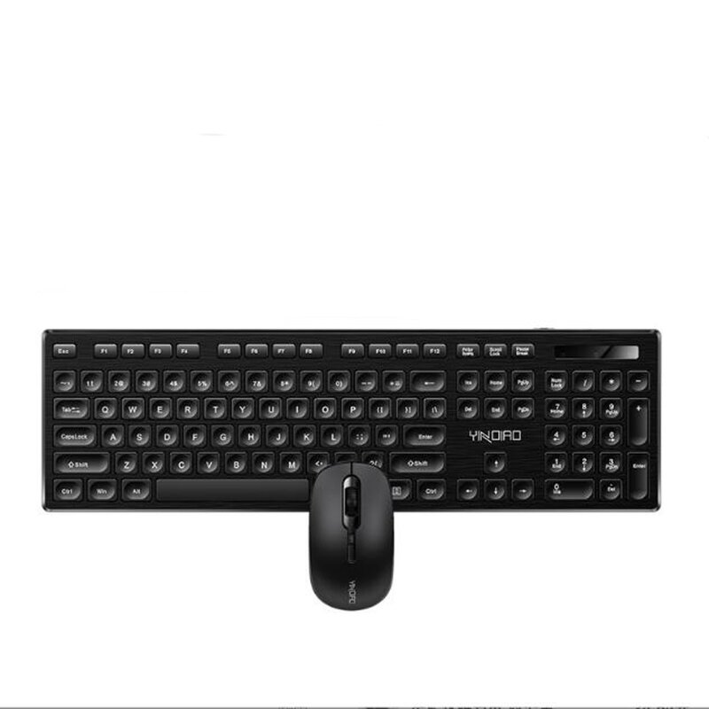 Wireless Mouse Set Manufacturer - 2.4G RGB Waterproof Ultrathin Slim Design Chocolate Silhouette Office Ready Stock