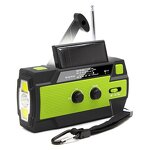 Emergency Radio Manufacturer - Outdoor Multi-Function Portable Hand-Cranked Solar Powered with Flashlight Torch