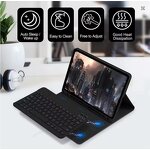Keyboard Cover Manufacturer - USB Wireless BT Protective Leather Shell Tablet Case for Samsung Galaxy Tab S10 FE Plus 13.1inch 2025