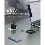Laptop Charger Manufacturer - 65W/45W Foldable Plug Light Charging Cable Power Adapter for Lenovo Ideapad 3 1 S340 S145 330 320 310 Flex 5 V14 V15 V17