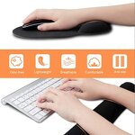 Gaming Keyboard Mousepad Set Manufacturer - PC Gamer Office with Memory Foam Wrist Rest Superfine Fibre Durable Comfortable Waterproof