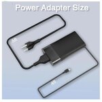 USB C Laptop Charger Manufacturer - Slim 65W New Qc3.0 Compatible for HP Spectre x360 Elitebook x360 Elite X2 Travel Type C OTP