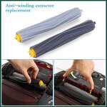 Robot Vacuum Parts Manufacturer - Replacement Plastic HEPA Filter and Side Roller Brush for iRobot Roomba 800 & 990 Series Model 896