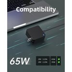 Laptop Charger Manufacturer - 65W/45W Foldable Plug Light Charging Cable Power Adapter for Lenovo Ideapad 3 1 S340 S145 330 320 310 Flex 5 V14 V15 V17