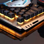 Gaming Keyboard Mouse Combos Manufacturer - 3200DPI Waterproof Wired RGB Backlight USB Interface Desktop Product with 12 Months Warranty