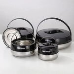 Food Storage Set Manufacturer - Dinnerware Large Capacity 4PCS Luxury Gift 2L+4L+6L+10L Stainless Steel & Container