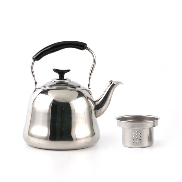 Whistling Kettle Manufacturer - Classical Stainless Steel With Tea Strainer 1.0L 1.5L 2.0L 3.0L 4.0L 5.0L Home Kitchen Tea Pots