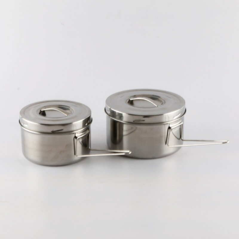 Metal Food Storage Container Manufacturer - Portable Reusable Bento Tiffin Box Stainless Steel Lunch Box Round for Kids