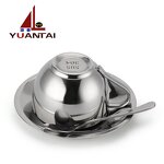 Coffee Mugs Manufacturer - Hot Selling Stainless Steel Double Walled With Spoon and Saucer Tea Cup for Restaurant Cafe