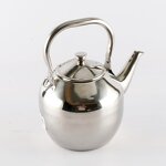 Tea Pot Manufacturer - High Quality 1.5L Stainless Steel Heat Water Modern Design for Home Kitchen Drinkware