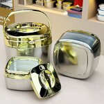 Food Warmer Pot Set Manufacturer - 3PCs Stainless Steel Heat Preservation Thermal Casserole Food Storage and Container