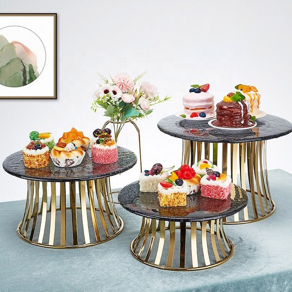 Cake Display Stand Manufacturer - Hot Selling Catering Buffet Equipment Banquet Candy bar Decorative Buffet Riser Dessert