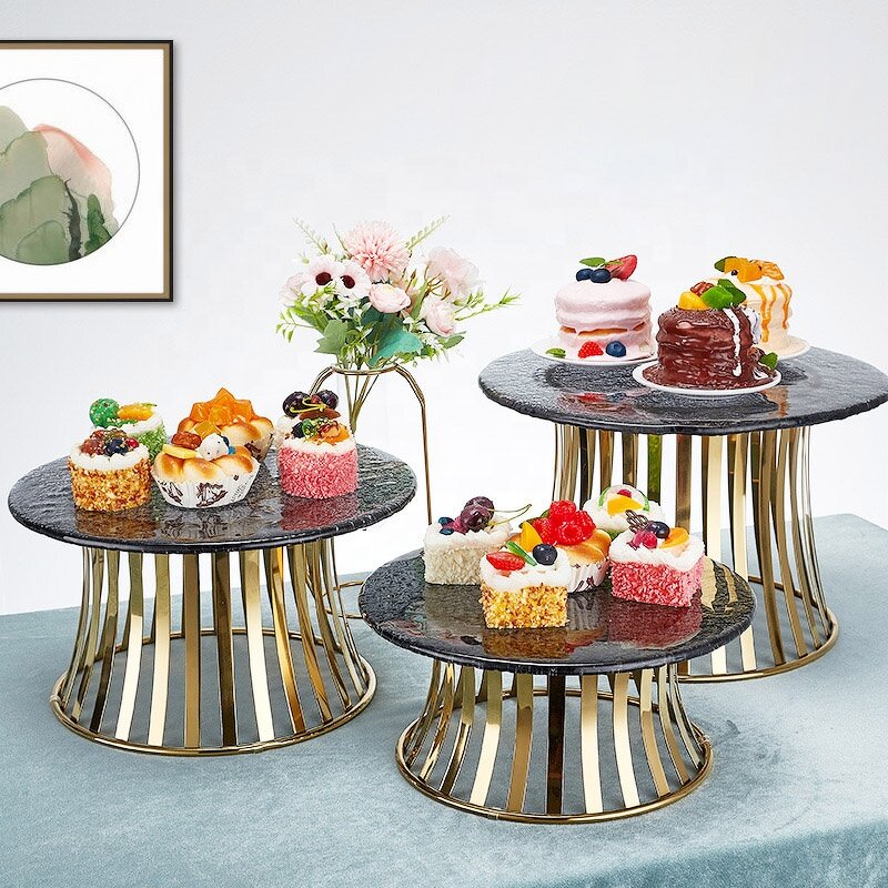 Cake Display Stand Manufacturer - Hot Selling Catering Buffet Equipment Banquet Candy bar Decorative Buffet Riser Dessert