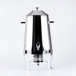 Hot Drink Dispenser Manufacturer - Gold Alcohol Heating Stainless Steel Juice Drink Silver Water With Faucet