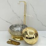 Food Warmers Manufacturer - Wedding Luxury Cheffing Stainless Steel Chef Buffet for Catering Equipment Serving Dish Set