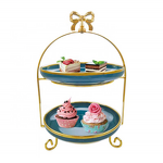 Cake Stand Manufacturer - Wedding Decorations Ceramic Plate 3 Tier Afternoon Tea Slate Cheese Board Plate