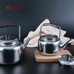 Goose Neck Kettle Manufacturer - Hot Selling OEM/ODM Stainless Steel Drum Shape Tea Coffee Teteras De Vidrio