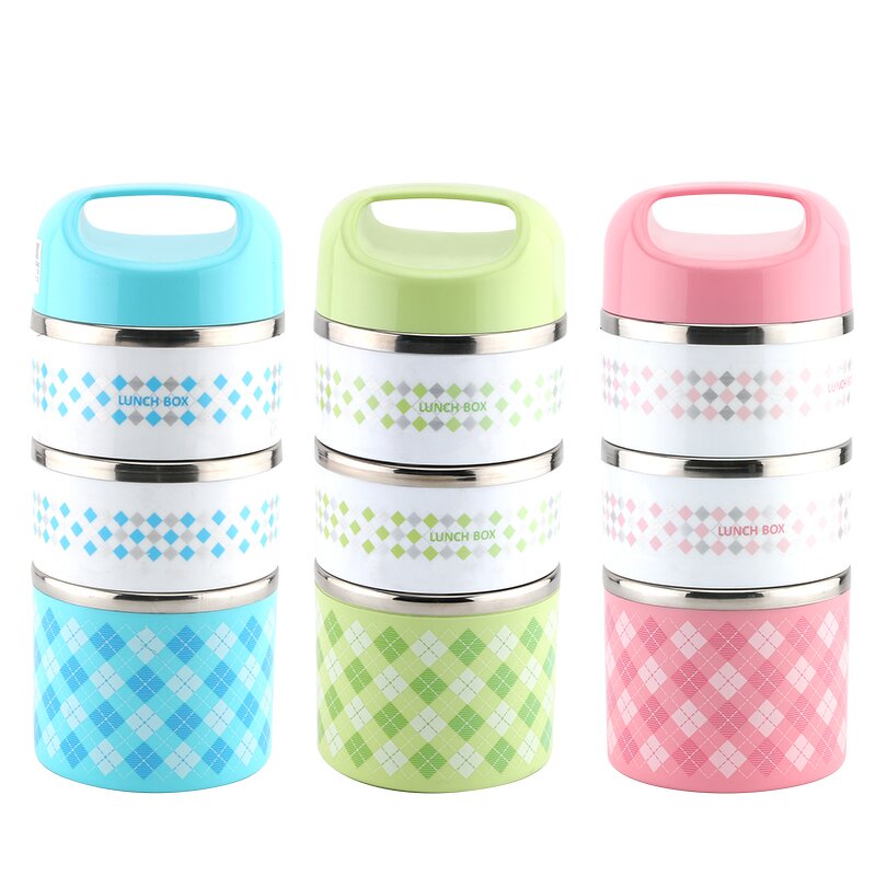 Lunch Box Manufacturer - Stackable Stainless Steel Bento Box Thermal Food Container