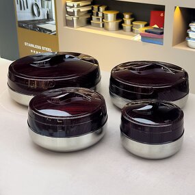 Food Warmer Casserole Manufacturer - Home Party Large Capacity 4PCS 2L+4L+6L+10L Stainless Steel